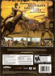 Box back cover for Gun on the Microsoft Windows.