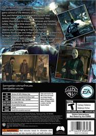 Box back cover for Harry Potter and the Deathly Hallows - Part 1 on the Microsoft Windows.