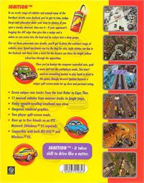 Box back cover for Ignition on the Microsoft Windows.