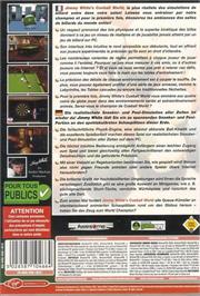 Box back cover for Jimmy White's Cueball World on the Microsoft Windows.