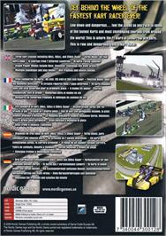 Box back cover for KART Racer on the Microsoft Windows.