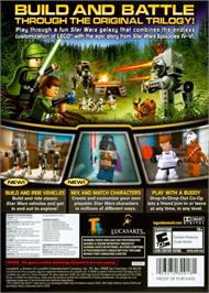 Box back cover for LEGO Star Wars 2 - The Original Trilogy on the Microsoft Windows.