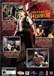 Box back cover for Land of the Dead - Road to Fiddler's Green on the Microsoft Windows.
