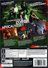 Box back cover for Left 4 Dead (Kollekzionnoe izdanie) on the Microsoft Windows.
