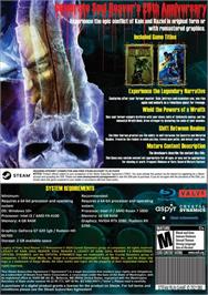 Box back cover for Legacy of Kain - Soul Reaver 1 & 2 Remastered on the Microsoft Windows.