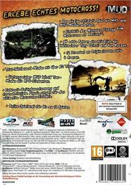 Box back cover for MUD - FIM Motocross World Championship on the Microsoft Windows.