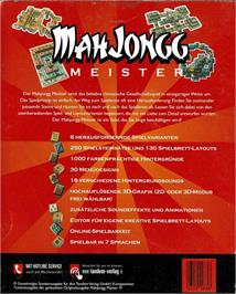 Box back cover for MahJongg Master 4 on the Microsoft Windows.