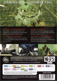 Box back cover for Medal of Honor - Airborne on the Microsoft Windows.