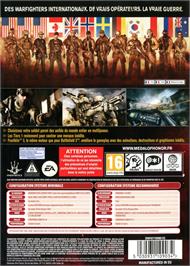 Box back cover for Medal of Honor - Warfighter (Digital Deluxe) on the Microsoft Windows.