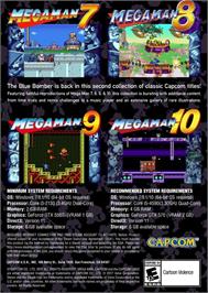Box back cover for Mega Man - Legacy Collection 2 on the Microsoft Windows.