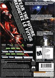 Box back cover for Metro 2033 on the Microsoft Windows.