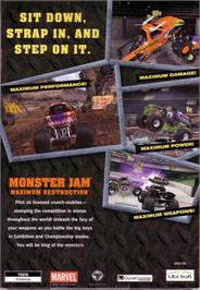 Box back cover for Monster Jam - Maximum Destruction on the Microsoft Windows.