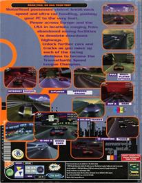 Box back cover for Motorhead on the Microsoft Windows.