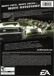 Box back cover for Need for Speed - Most Wanted (Black Edition) on the Microsoft Windows.