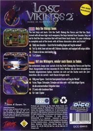 Box back cover for Norse by Norse West - The Return of the Lost Vikings on the Microsoft Windows.