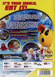 Box back cover for Pac-Man World 3 on the Microsoft Windows.