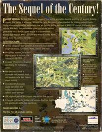 Box back cover for Panzer General 2 on the Microsoft Windows.