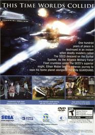 Box back cover for Phantasy Star Universe on the Microsoft Windows.