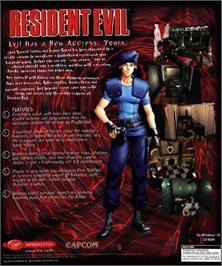 Box back cover for Resident Evil (2015) on the Microsoft Windows.