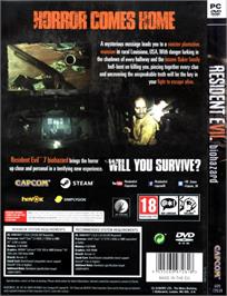 Box back cover for Resident Evil 7 - Biohazard (Deluxe Edition) on the Microsoft Windows.