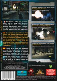 Box back cover for RoboCop on the Microsoft Windows.