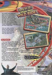 Box back cover for RollerCoaster Tycoon 2 on the Microsoft Windows.