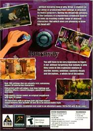 Box back cover for Runaway - A Road Adventure on the Microsoft Windows.