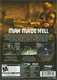 Box back cover for S.T.A.L.K.E.R. - Shadow of Chernobyl on the Microsoft Windows.