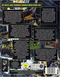 Box back cover for Scorcher on the Microsoft Windows.