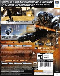 Box back cover for Section 8 on the Microsoft Windows.