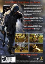 Box back cover for Shellshock - Nam '67 on the Microsoft Windows.