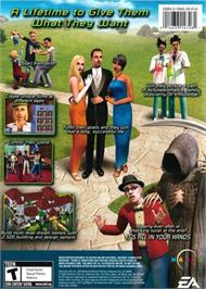 Box back cover for Sims 2 (Special DVD Edition), The on the Microsoft Windows.