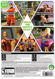 Box back cover for Sims 3 (Collector's Edition), The on the Microsoft Windows.