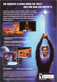 Box back cover for Space Quest Collection on the Microsoft Windows.