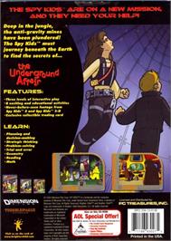 Box back cover for Spy Kids Learning Adventures - Mission - The Underground Affair on the Microsoft Windows.