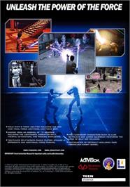 Box back cover for Star Wars - Jedi Knight 2 - Jedi Outcast on the Microsoft Windows.