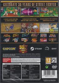 Box back cover for Street Fighter - 30th Anniversary Collection on the Microsoft Windows.
