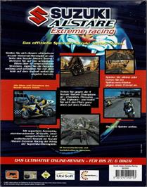 Box back cover for Suzuki Alstare Extreme Racing on the Microsoft Windows.