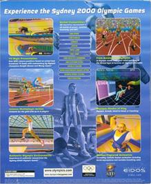 Box back cover for Sydney 2000 on the Microsoft Windows.