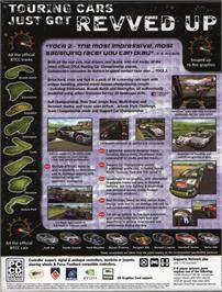 Box back cover for TOCA 2 - Touring Car Challenge on the Microsoft Windows.