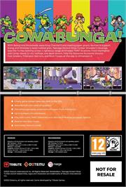 Box back cover for Teenage Mutant Ninja Turtles - Shredder's Revenge on the Microsoft Windows.