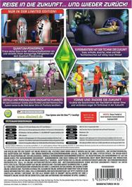 Box back cover for The Sims 3 - Into the Future on the Microsoft Windows.