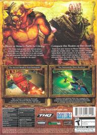 Box back cover for Titan Quest - Gold Edition on the Microsoft Windows.