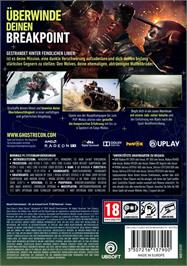 Box back cover for Tom Clancy's Ghost Recon - Breakpoint on the Microsoft Windows.