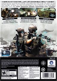 Box back cover for Tom Clancy's Ghost Recon - Future Soldier on the Microsoft Windows.