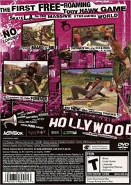 Box back cover for Tony Hawk's American Wasteland on the Microsoft Windows.