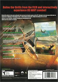 Box back cover for Top Gun on the Microsoft Windows.
