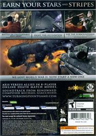 Box back cover for Turning Point - Fall of Liberty on the Microsoft Windows.