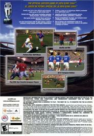 Box back cover for UEFA Euro 2004 Portugal on the Microsoft Windows.