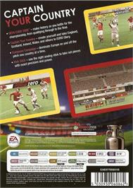 Box back cover for UEFA Euro 2008 on the Microsoft Windows.